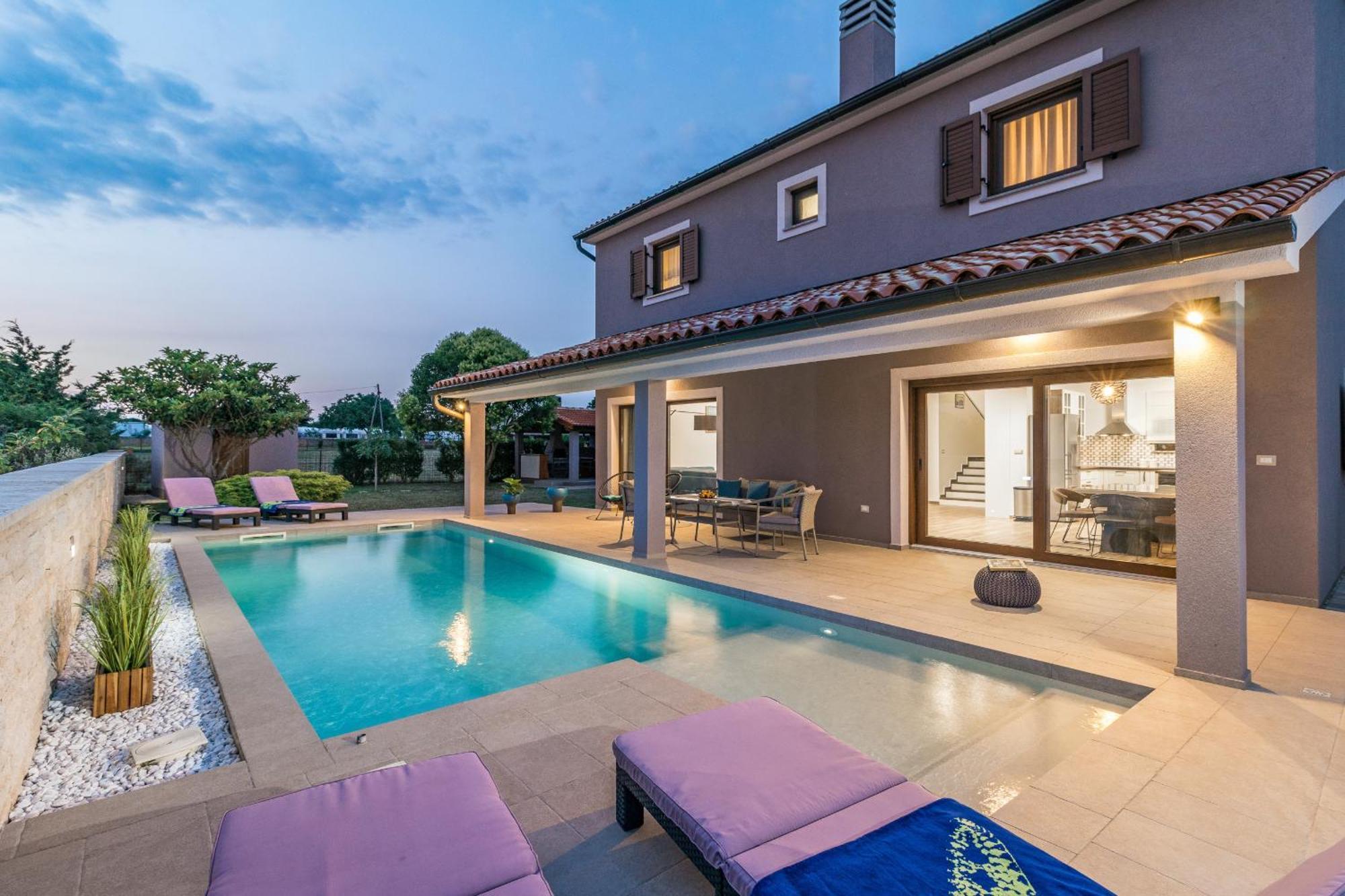 Villa Roma Near Pula For 6 People With Private Pool Jadreški Extérieur photo